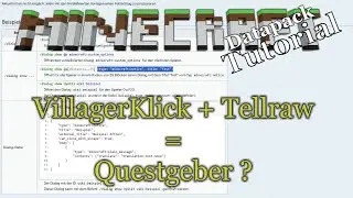 Minecraft Datapack Tutorial [1.21.6+] #009 - Questserie Teil 2 - Dialog + Tellraw mit Farbe