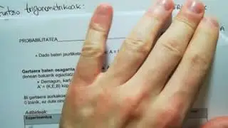 1. Probabilitatea: lagin-espazioa eta gertaerak