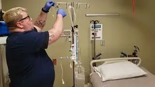 EVD Maintenance- Transporting a Patient with EVD part 6