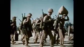 Marines Prepping for Operation Iceberg During WW2