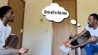 Giving My StepDad A Burger From McDonalds With No Meat On It 🤣