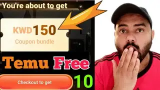 Temu free gift 150 kwd coupon bundle | Temu free 🎁