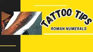 How to tattoo Roman numerals