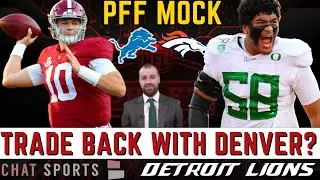 Detroit Lions Rumors: Lions Trade Back With Denver? Penei Sewell Falls To Lions | PFF Mock Draft