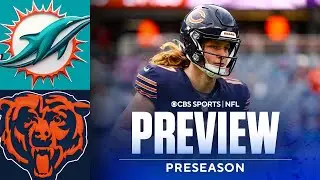 NFL Preseason Game Preview: Dolphins at Bears | Caleb Williams will not play, Tyson Bagent to start