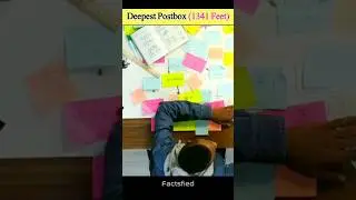 World Deepest Postbox 1341 Feet @FactsMine  #factsfied #factvideo #shorts