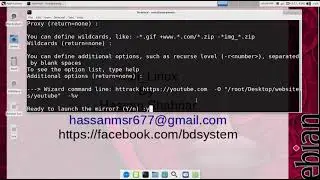 Kali Linux:-  Info gathering HTTRACK {download the whole website}