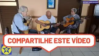 Odilon, Seu &Eacute;sio e Teteia Cantam Rosa Branca na Casa Lar da ACELB 🎤
