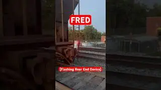 FRED: Flashing Rear End Device! #trains #railfan #railroad