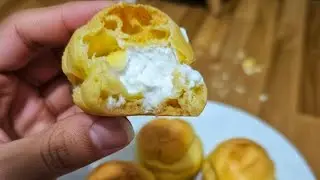 Perfect Cream Puffs at Home | Easy Choux Pastry Recipe (Crispy & Light)