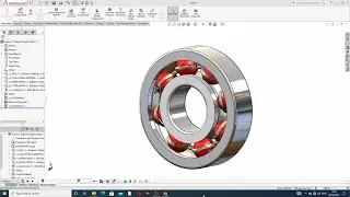 ANIMAZIONE E ROTAZIONE DEL PROGETTO DEI CUSCINETTI A SFERE IN SOLIDWORKS