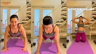 Gauhar Khan Shares Latest Workout Video | Fitness With Gauhar Khan | Daily Fitness Tips #Shorts