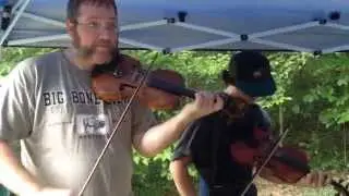 Tennessee Mountain Fox Chase - Nikos Pappas, Mickey Nelligan fiddles - Oldtime power jam