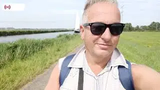 Biking from Haarlem to Westzaan incl ⛴️ overtocht