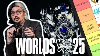 Mes Attentes pour TOUTES les &eacute;quipes des Worlds 2025