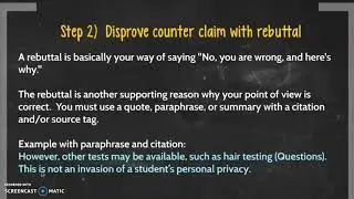 Counter arguments