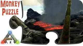 Modded Valhalla #10 - Exploring: Volcano, Swamp, Giant Cave, & Mt Lake - ARK Survival Evolved YMCArk
