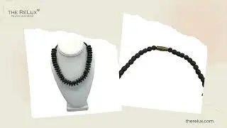 Wood Button Bead Necklace | The ReLux