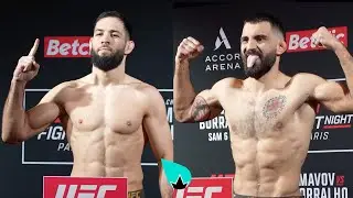 Nassourdine Imavov, Benoit Saint-Denis, Losene Keita ANNUL&Eacute; | Pes&eacute;e Officielle UFC Paris