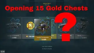 War Robots - Opening 15 Gold Chests October 2018