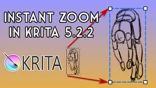 Учебное пособие по Krita: мгновенное масштабирование