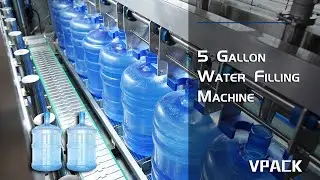 700BPH 5 Gallon decapping bottle outer washer inner washer filling and capping line