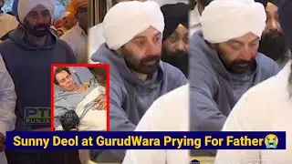 Sunny Deol Looks Helpless Crying for Father's Speedy Recovery and Dharmendra health 