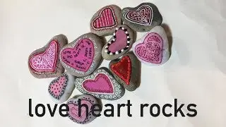 Heart Rock Painting & Drawing
