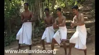 Ritual art Patayani in Hindu temple