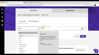 Author Searching Web of Science @ UIC