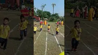 Saanvi's First Sports Day at Kidzee! 🏃&zwj;♀️🎉 | Toddler's Joyful Running Debut #shorts #kidzee
