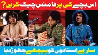 Best tabla performance - Tabla Beats mid Bass - Amazing Tabla Solo - Ustad Tari Khan vs chota bacha