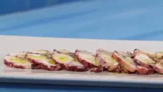 Carpaccio di Polpo | Chef Riccardo Cominardi  | Scuola di cucina Saporie