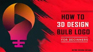 Creative Blub logo design in illustrator | 3D Design bulb logo using shape tool ELECTRICAL BULB LOGO