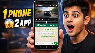 Ek Hi Screen Par 2 App Kaise Chalaye? 😱 | Split Screen Trick | Tech_1boy