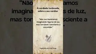 ESTOICISMO + JUNG: for&ccedil;a nasce ao aceitar a SOMBRA