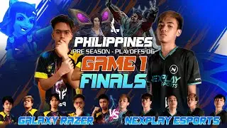 GALAXY RAZER VS NEXPLAY ESPORTS FULL GAME 1 FINALS (LoL: WildRift SEA Icon Series Ph: Preseason D6)