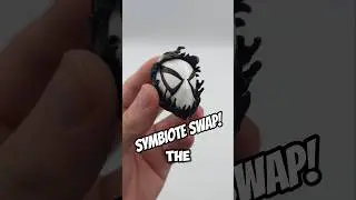 Giving Hot Toys Anti-Venom Suit Black Symbiotes! #hottoys #spiderman #marvel #actionfigures