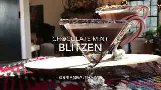 Holiday Cocktail: A Chocolate Mint Blitzen!