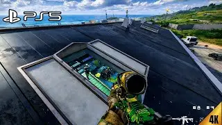 Modern Warfare 2 PC Gameplay | Rooftop Stealth Attack & Warehouse Enemies | 4K Ultra Graphics