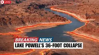 Lake Powell's CATASTROPHIC 36 Foot COLLAPSE -The Southwest&rsquo;s Water System Is Failing