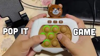 [ASMR] PLAYING BEAR PUSH POP GAME| POP IT GAME