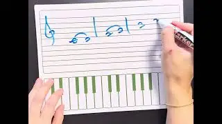 Intervals: Major and minor seconds.