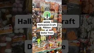 Dollar Tree Craft Ribbon for Halloween #budgetcrafting #halloween