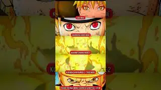Sage mode kurama influence mode kurama chakra mode 2 kurama chakra mode 2+sage mode #naruto #anime