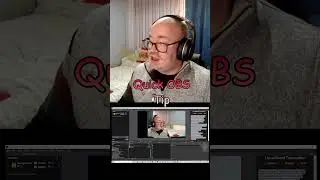 Quick OBS Tip - Cropping and adjusting sources in OBS #shorts #subscribe #obstips
