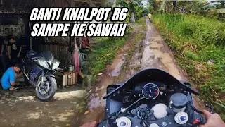 Подписчик просит заменить выхлопную систему R6⚡️ - в итоге она оказывается на рисовых полях.