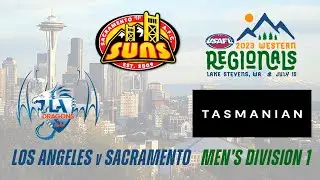 2023 USAFL Western Regionals Men's D1 - Sacramento Suns v Los Angeles Dragons