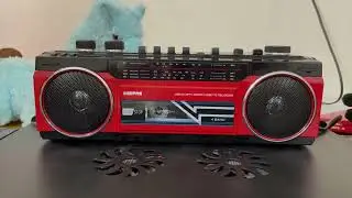 CASSETTE PLAYER/ RECORDER with WIRELESS BLUETOOTH CONNECTIVITY