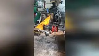 ремонт задней стрелы JCB восстановление отверстий.